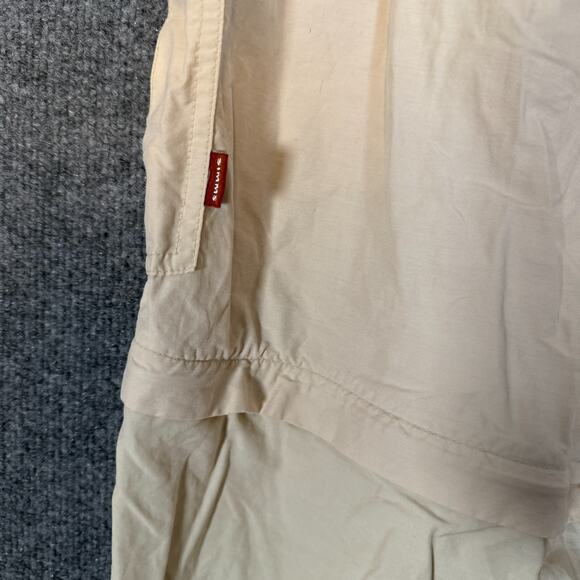 Simms Pants Mens XL Beige Convertible Chino Fishing Hiking Gorpcore Lightweight - Picture 13 of 15